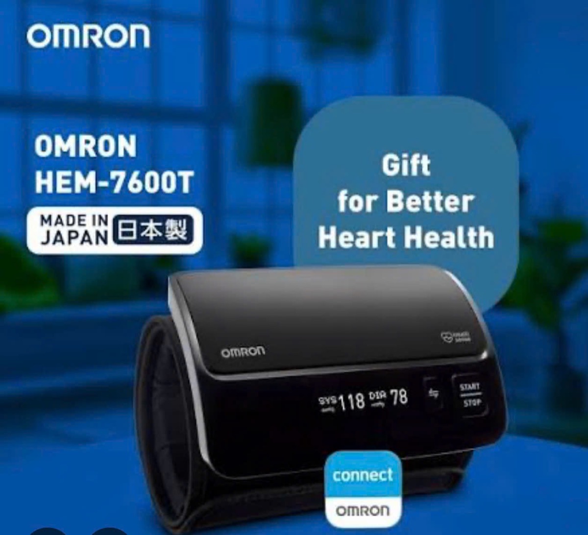 OMRON HEM-7600T — Gift for Better Heart Health · IntelliSense Technology